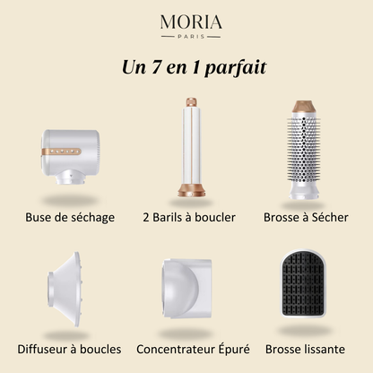 Sèche cheveux Moria Paris - 7 en 1
